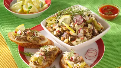 Salată suedeză cu sardine