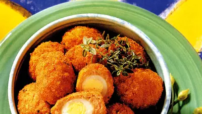 Crochete din carne cu ou