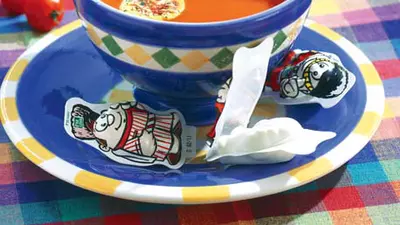 Supă de roşii cu crutoane