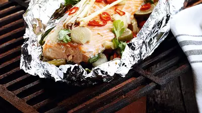 Şalău pe pat de legume