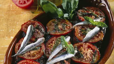 Vinete la cuptor cu hering