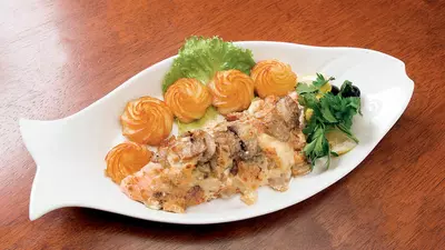 Salată de şalău cu cartofi