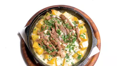 Mâncare de cartofi cu viţel