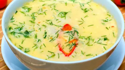 Ciorbă de pui á la grec