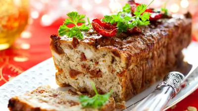 Drob cu pui şi legume