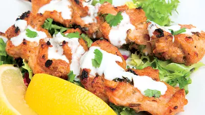 Pui cu sos de usturoi