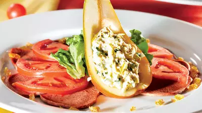 Limbă de vită cu pere