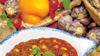 Fasole boabe cu sos picant