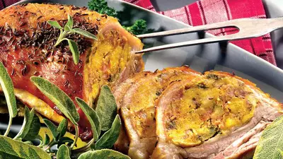 Ruladă de carne cu salvie