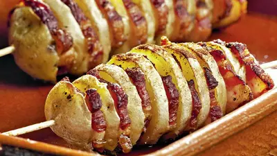 Frigărui din cartofi cu bacon