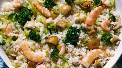 Fructe de mare cu broccoli