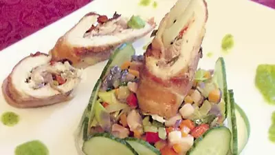 Ruladă exotică de pui