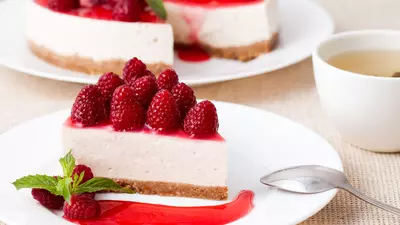 Cheesecake cu zmeură