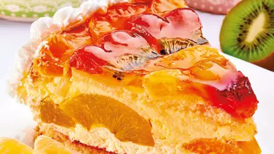 Tort cu smântână şi portocale