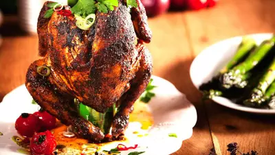 Pui pe sticlă după rețeta lui Jamie Oliver