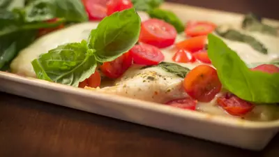 Pui Caprese la cuptor