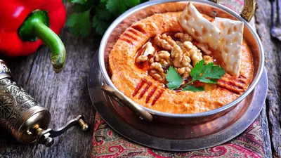 Muhammara – Pastă de ardei copți cu nuci