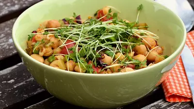 Salată marocană de năut