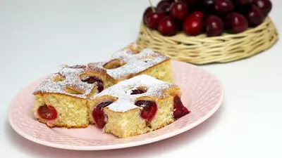 Pandișpan cu cireșe