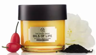 Cremă de noapte, The Body Shop, Oils Of Life Intensely Revitalising Sleeping Cream, preț: 138 lei