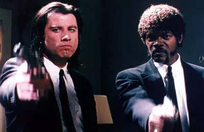 Pulp fiction - John Travolta şi Samuel L. Jackson