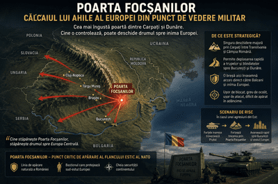 Poarta Focșanilor, călcâiul lui Ahile din estul Europei. De ce este punctul critic în strategia de apărare a NATO în fața Rusiei