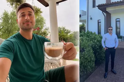 Cum arată casa lui Valentin Sanfira. Imagini din curtea de lux a artistului