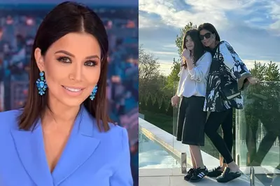 Cum arată Ingrid Ivanof, fiica Simonei Pătruleasa, la 14 ani. Ambele brunete, cu ochi căprui, machiate discret, par surori!