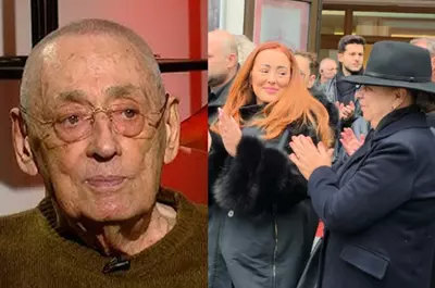Tot ce s-a întâmplat în cele două zile la priveghiul maestrului Horia Moculescu. Numeroși artiști i-au adus un ultim omagiu, iar fosta lui soție, Mariana Moculescu, nu a fost inițial lăsată să intre să-și ia rămas bun