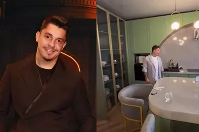 Cum arată noua casă a lui Bogdan de la Ploiești. Locuința are o bucătărie mare, dormitoare cu tavan înstelat și un dressing spațios, organizat ca o expoziție de lux