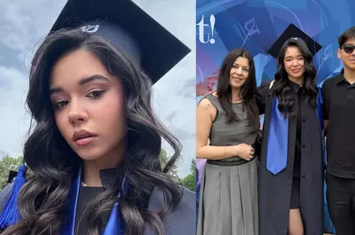 Răzvan Simion a lipsit de la ceremonia de absolvire a fiicei sale. Ianca, alături de fratele său, mama și soțul acesteia, la festivitate