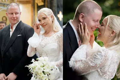 Bubu Cernea și Elena Mogîldea s-au căsătorit religios, la patru ani de la cununia civilă. Cum a apărut Cristina Ciobănașu la nuntă, în calitate de domnișoară de onoare