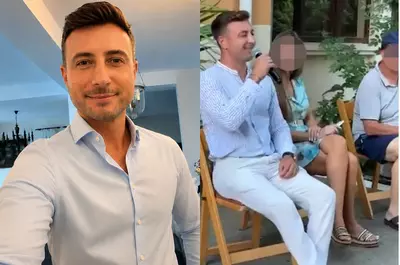 Valentin Sanfira, ipostaze apropiate cu afacerista care l-a însoțit în Thailanda. S-au filmat în curtea casei, iar în cadru apare și tatăl acesteia