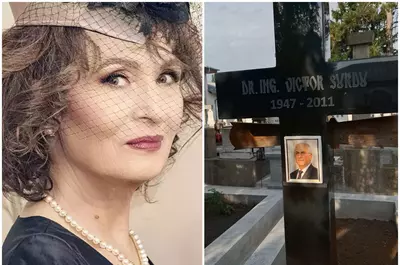 E mereu cu gândul la dragostea vieții ei! Angela Similea i-a făcut un cavou impresionant regretatului Victor Surdu, la 15 ani de la moartea lui. Cum arată acum mormântul / EXCLUSIV