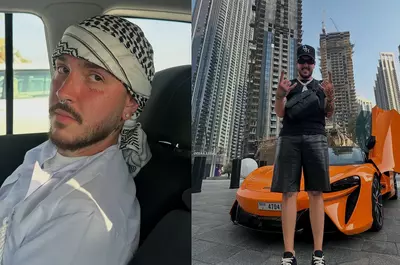 Cine este Azteca. S-a născut în Australia, tatăl său a ajuns la închisoare penru evaziune fiscală și se zvonește că are o relație cu Yasmin Awad