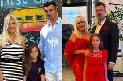 Elena Udrea și Adrian Alexandrov, nași de cununie pentru prietenii lor de suflet. Fosta ministră și Eva, fiica ei, s-au asortat la nuntă