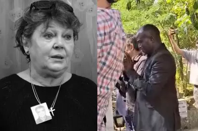 Actorul Victor Yila, în lacrimi pe tot parcursul înmormântării actriței Anca Pandrea: „Înfiorător de greu! Am fost prieteni foarte buni și vom rămâne prieteni”