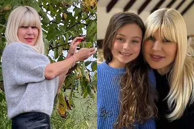Elena Udrea, imagini inedite din Corbeanca. S-a fotografiat alături de fiica ei la cules de nuci: "Încă un motiv pentru care nu m-aș muta înapoi la oraș"