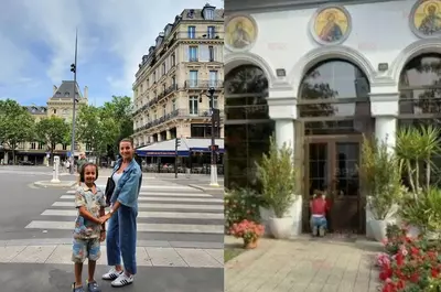 Claudia Pătrășcanu, în genunchi în fața bisericii, după ce fiul ei a refuzat să stea împreună. Ce acuzații îi aduce lui Gabi Bădălău: „Stătea ca un gardian lângă noi!”