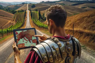 Google Maps pentru Roma Antică este online și funcționează: cum arată Omnesviae, aplicația care calculează rute de acum 2.000 de ani