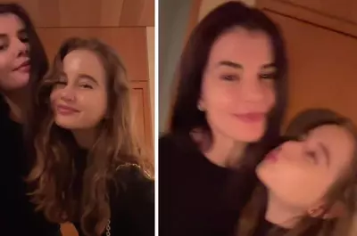 Imagini rare cu Irina Columbeanu și Monica Gabor împreună. Fiica lui Irinel s-a întors în Malibu: „Idolul meu, Moni Bomboni”