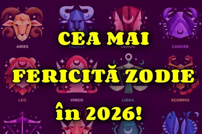 Ea este cea mai fericită zodie în 2026! Dacă ești în zodia asta, felicitări! Astrele îți dăruiesc aripi de lumină și bucurie! Curg banii, iubirea și sănătatea