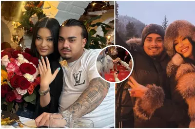 Adrian Minune Jr. a cerut-o în căsătorie pe iubita lui în noaptea de Revelion. Cei doi au trecut recent printr-o despărțire