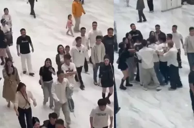 Un bărbat și-a organizat nunta cu soția la etaj și botezul copilului pe care îl avea cu altă femeie la parter, în același restaurant. Invitații s-au luat la bătaie