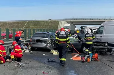 Daune morale de un milion de euro pentru un accident cu trei morți pe autostrada A1. Șoferul vinovat era asigurat la falimentara City Insurance