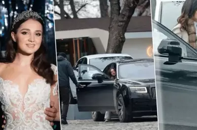 Imagini extrem de RARE cu Teodora. Fiica cea mare a lui Becali se respectă. Îmbrăcată țiplă, cu haine de firmă din cap până în picioare, s-a urcat într-un bolid de 1,5 milioane de euro / GALERIE FOTO