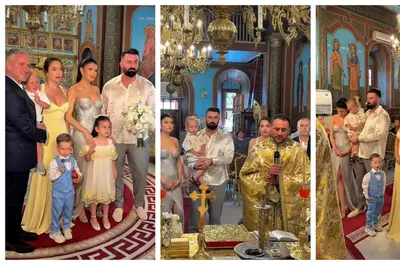 Laurenţiu Reghecampf şi Corina Caciuc au ajuns în faţa altarului. Avem imaginile de la fericitul eveniment