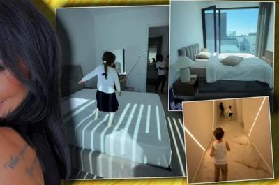 Primele imagini din penthouse-ul Andreei Popescu după ce l-a amenajat. Cum au reacționat copiii când și-au văzut camerele. Dormitorul ei este wooow! / GALERIE FOTO