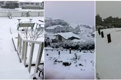 Ninge ca-n povești, la început de august!  Oamenii schiază pe străzi