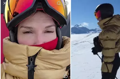 Monica Bîrlădeanu, accident pe pârtie, la St.Moritz. Primele imagini!